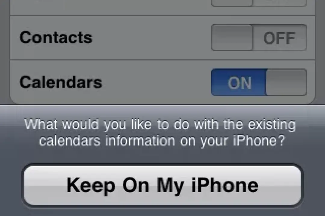 iPhone 3.0 Supports Both Local AND Exchange Calendars and Contacts