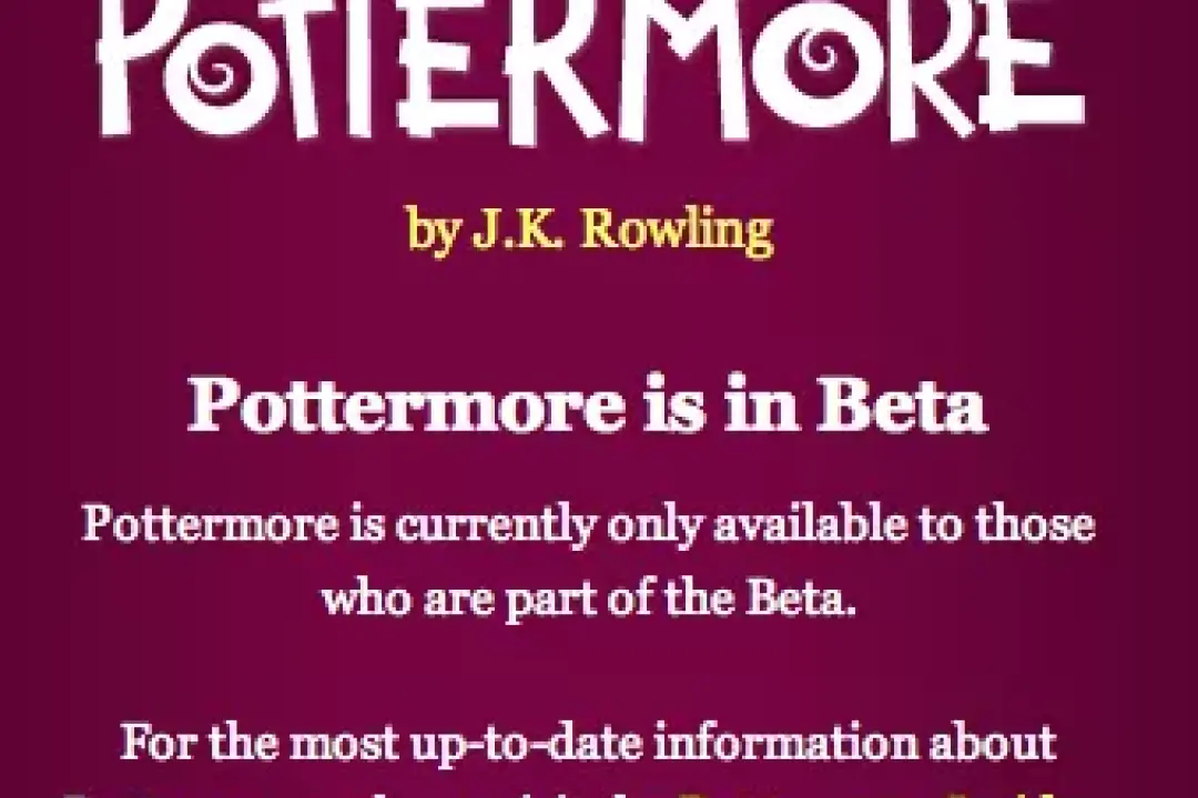 Pottermore to finally open up on April 1st, unless it's a cruel joke Pottermore to finally open up on April 1st, unless it's a cruel joke