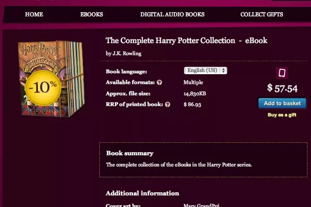 Perhaps it isn't April Fools day after all!  Pottermore Shop now open