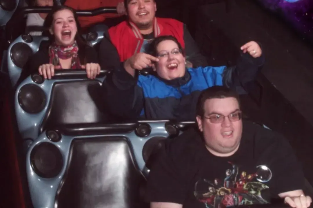 Not too fat to journey through space... mountain!
