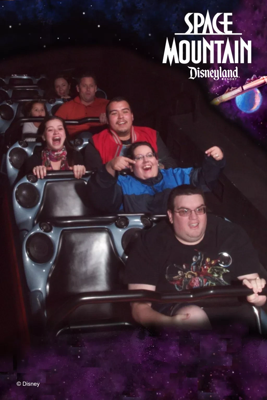 Space Mountain Ride Photo