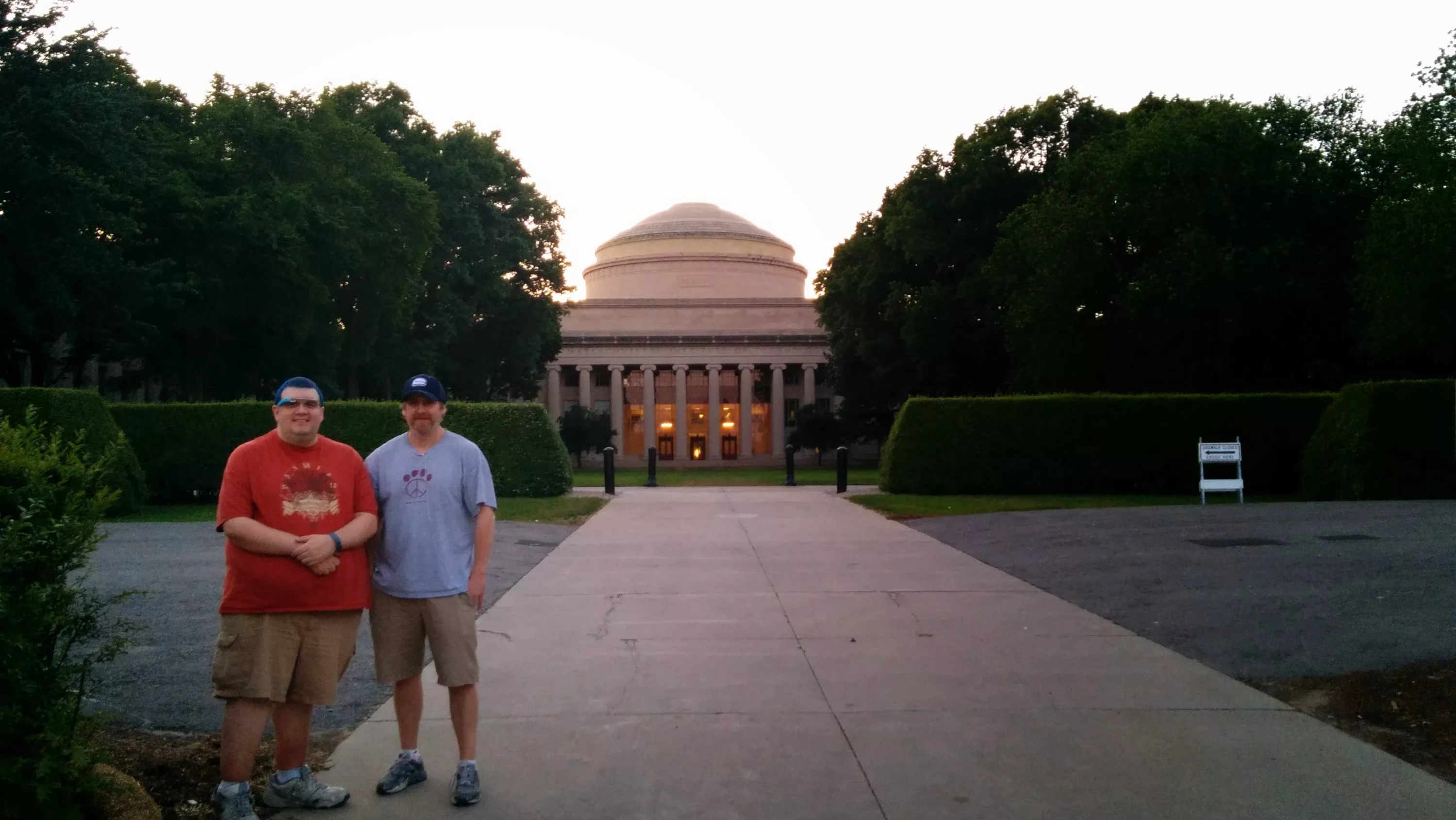 Wearing a Computer at MIT, a Two Decade Dream Realized Nick and Tim at MIT