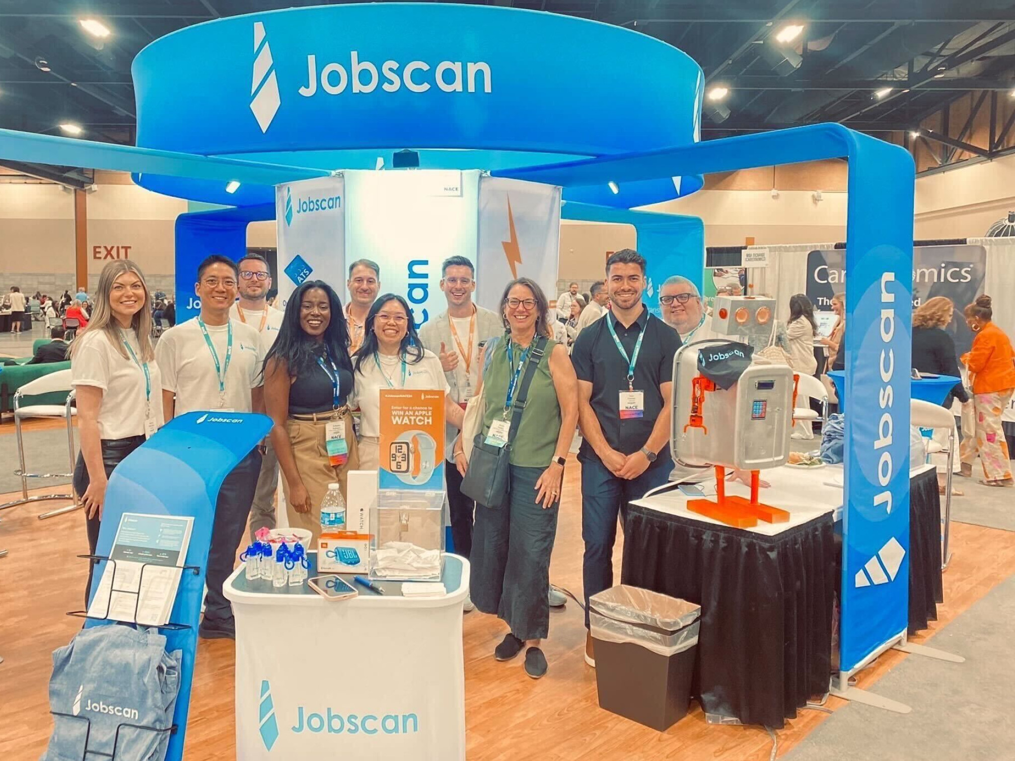 Jobscan Team and Joebot at NACE 2024