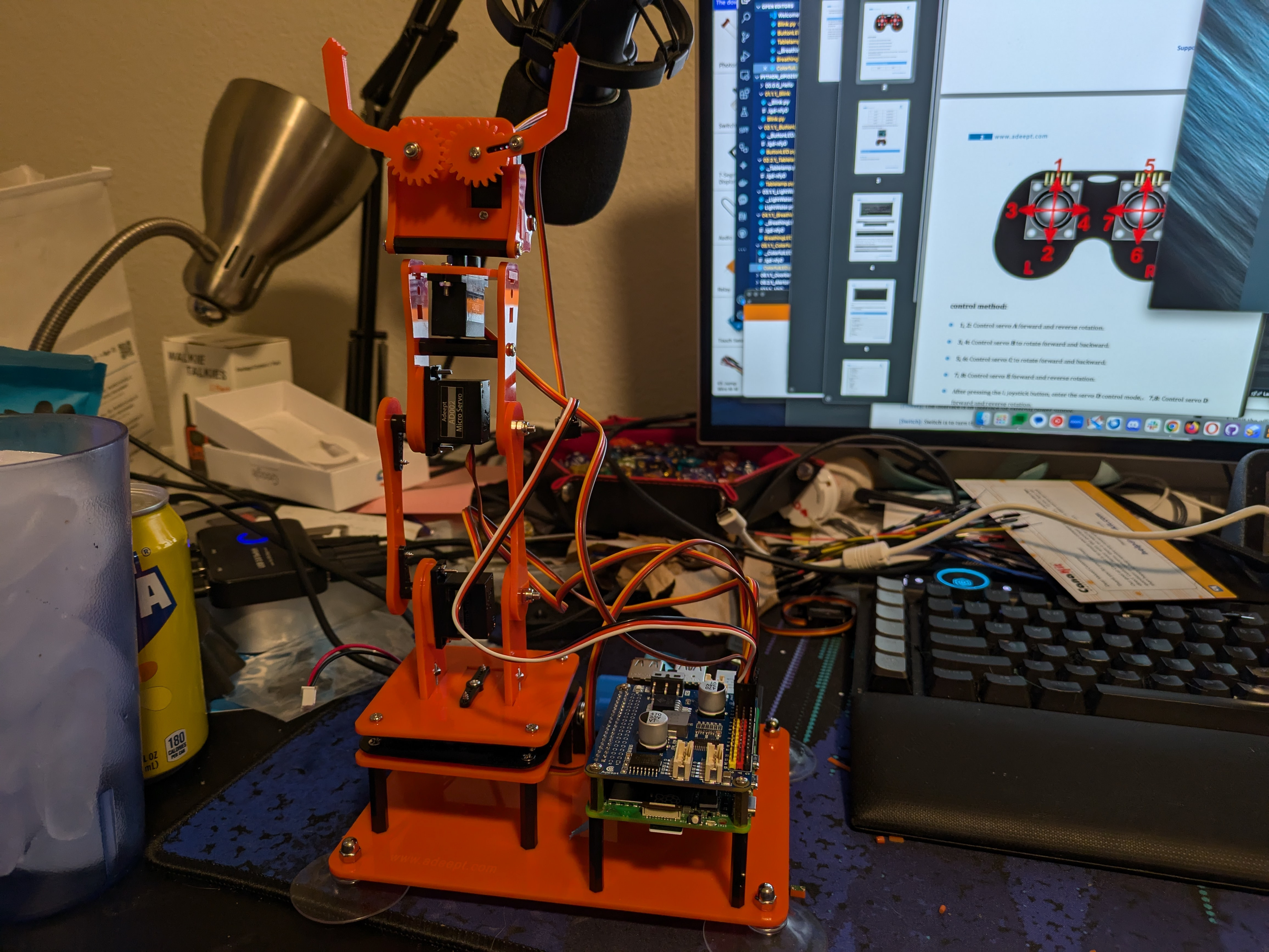 The Robot Arm Kit Assembled
